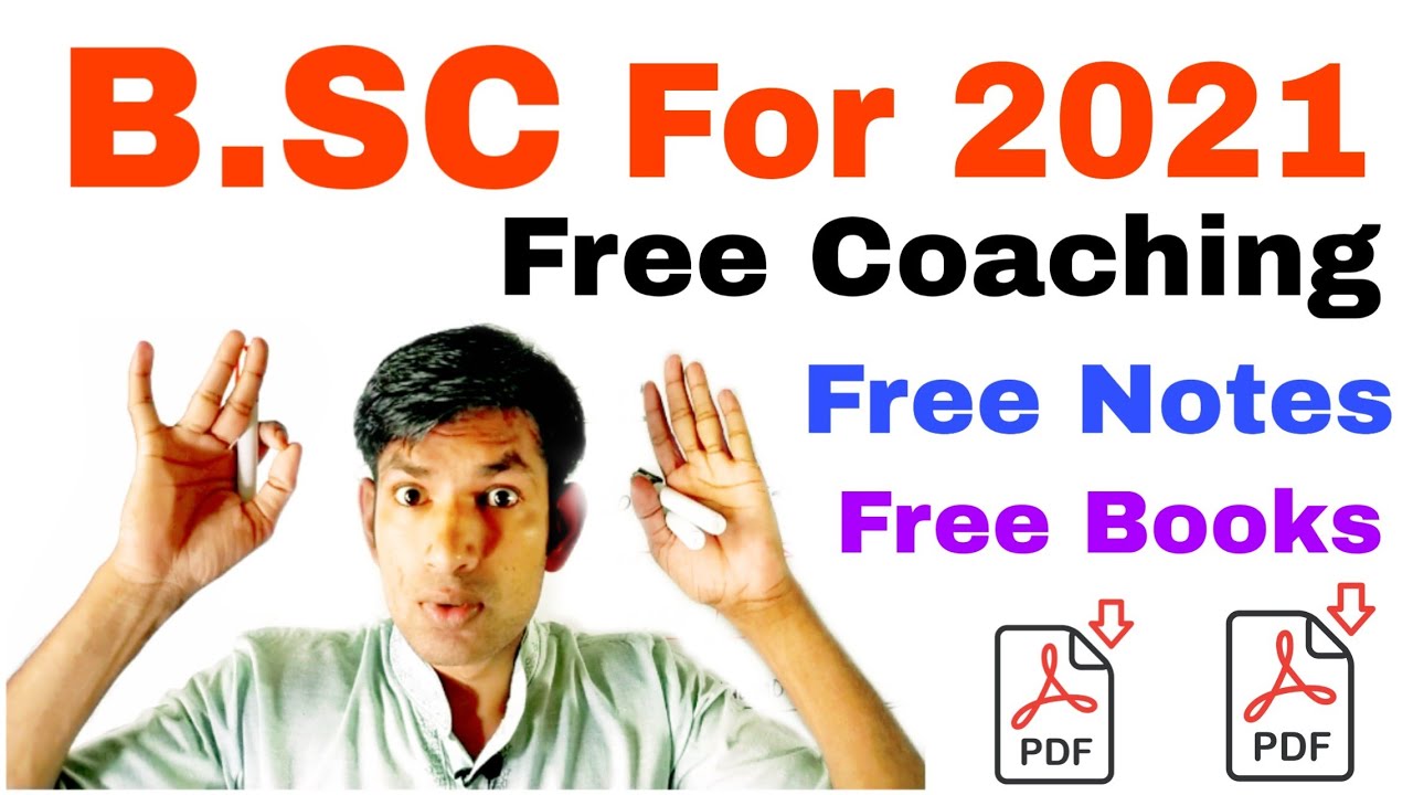 BSc Free Coaching Announcement B.SC Free Notes & BOOK Bsc Students