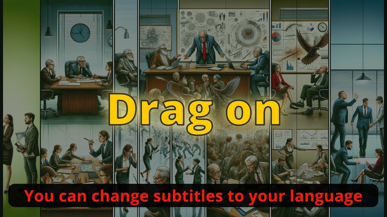 Drag on meaning with 5 examples