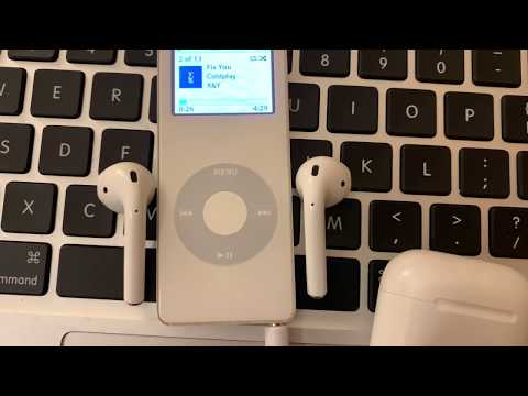 Use AirPods with anything like a first gen iPod nano