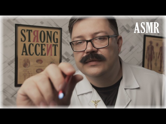 ASMR DOCTOR PSYCHIATRIST WILL CONDUCT TESTS ON YOU! Strong Accent - Doctor RolePlay