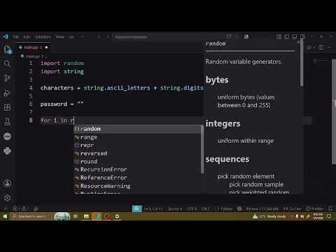 Python Password Generator 🔐 | Beginner Python Project