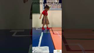 Gross motor skill activity for kids# Walk on pattern activity for kids#shortsvideo #littlegems