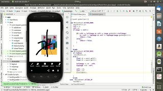 How to develop paint app - move bitmap on canvas android