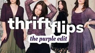 thrift flips: the purple edit