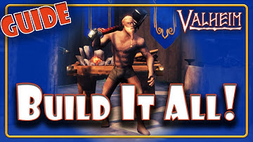 Valheim ⚔️🌲 Crafting Stations and Upgrades ~ Full Guide #valheimtips
