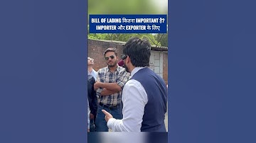 Importance of Bill of Lading in Import Export Business | export import | by Harsh Dhawan