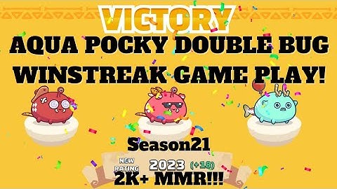 AQUA DOUBLE BUG GAME PLAY TRICK | axie infinity