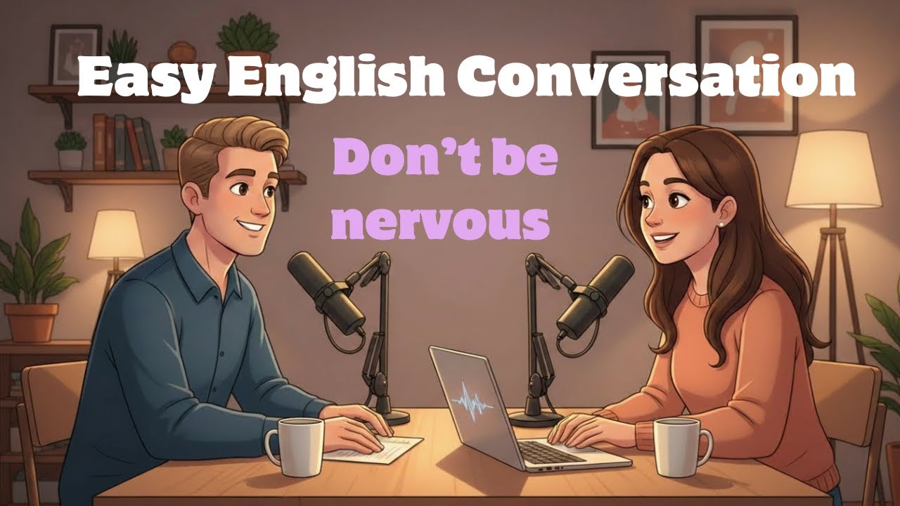 Beginner English Conversation | Slow Shadowing to Build Speaking Confidence | Don't Be Nervous