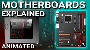 This is an animated video explaining what a computer motherboard is and the motherboard components.