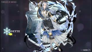 Genshin OC Fontaine (Odette)  - Splash art and Wish Animation