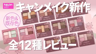 【キャンメイク】即ゲット！新色パーフェクトスタイリストアイズ★既存色も含めて全色レビュー！