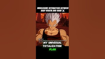 Wholesome Interaction Between Baby Vegeta And Goku Black Lol 🤯 #crashout #babyvegeta #sparkingzero