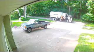 Borden Garbage Truck Dumping Recycle June 22 2022