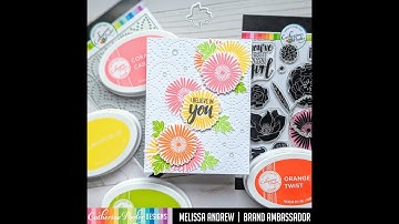 Simple Card Using Catherine Pooler Designs Inks, Stamps and Coverplate