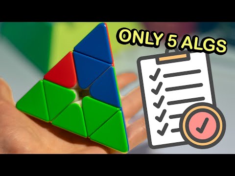 Solve the Pyraminx with Only 5 Algorithms
