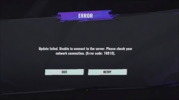 FragPunk - Update Failed - Unable To Connect To The Server - Error Code 10010