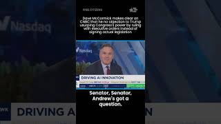 Dave McCormick Defends Trump-Style Executive Power Over Congress on AI Policy