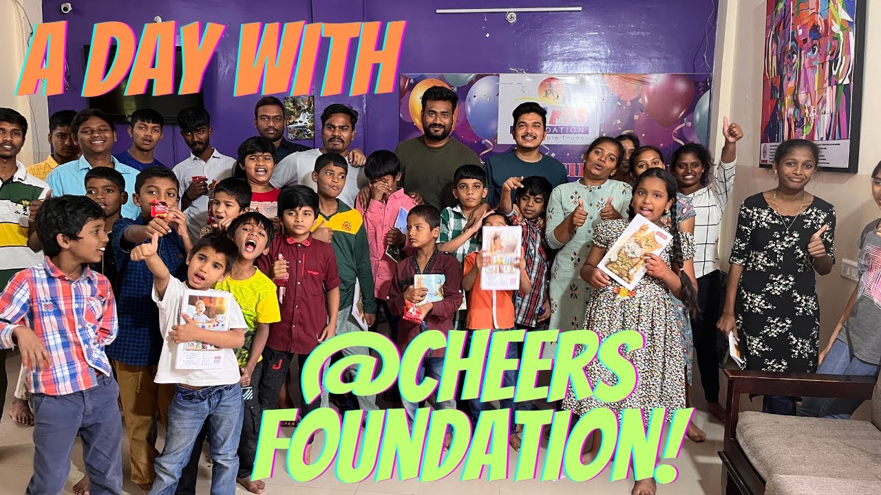 Cheers foundation in Hyderabad | Cheers foundation | POF | By Vindhu Vihari #vindhuvihari