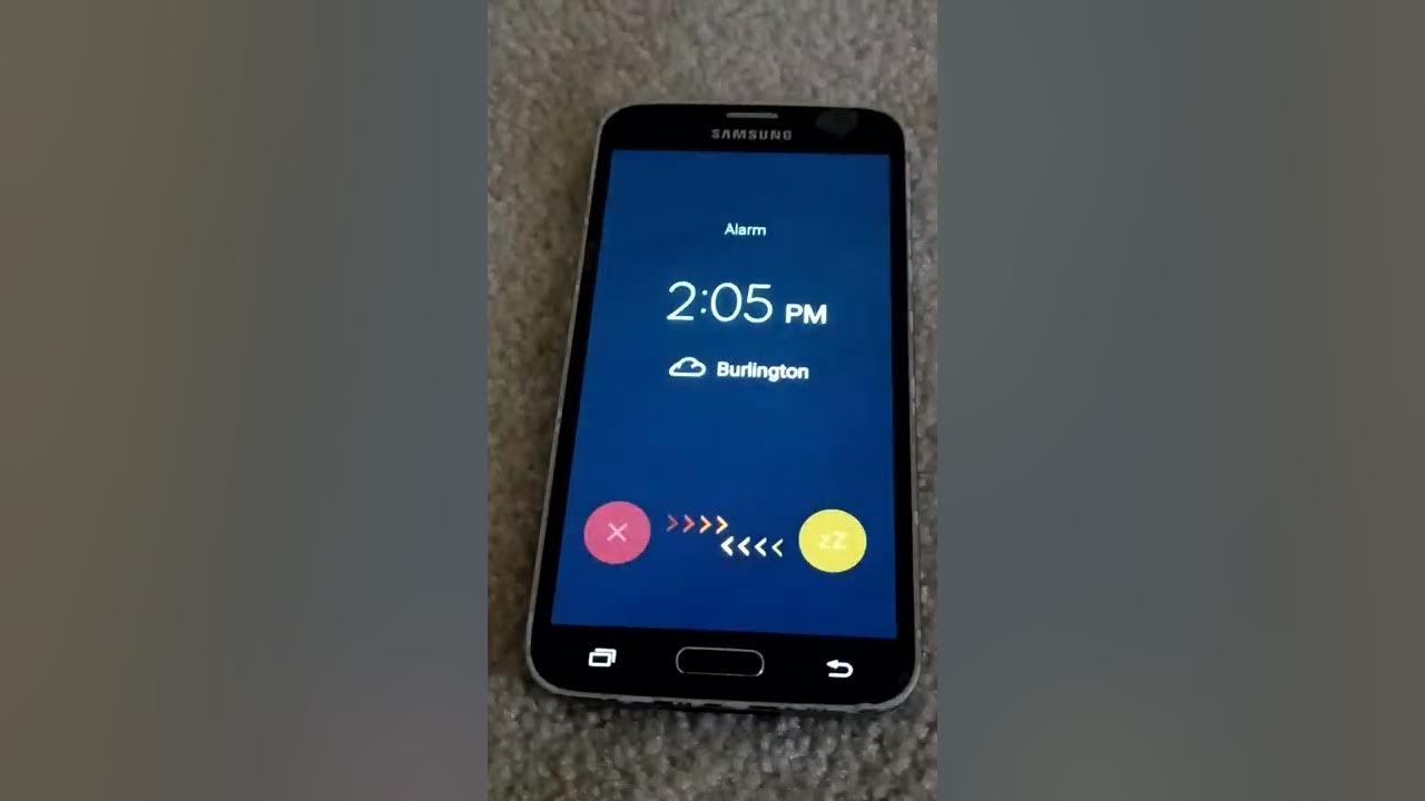 Samsung Galaxy S5 Alarm And Timer Alert! YouTube