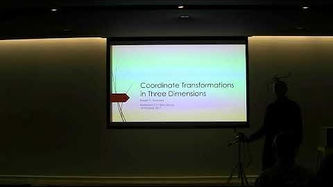 Coordinate Transformations in Three Dimensions