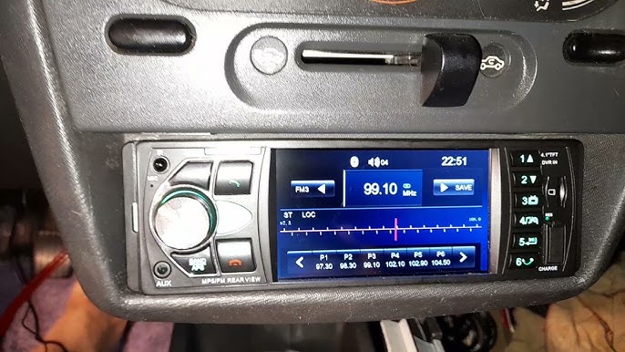 Hippcron Car Radio 1 Din Autoradio 4022d Bluetooth 4.1 « Support d