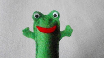 Make a Cheerful Frog Finger Puppet - DIY Crafts - Guidecentral