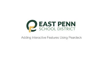 Adding Interactive Features to Ready Math Slides Using PearDeck