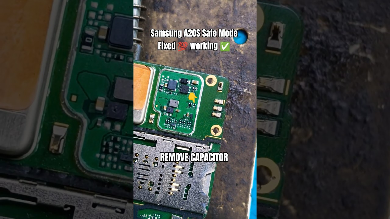 Samsung A20S Safe Mode How to fixed ✅