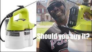 Should you by the Ryobi One-Gallon Battery Powered Sprayer?  WATCH THIS VIDEO FIRST!