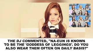 A Pink's Na-Eun says she's worried that her waist keeps shrinking