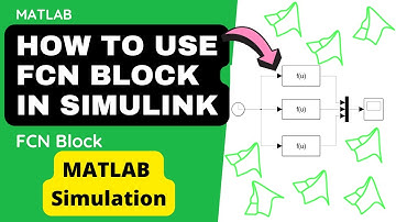 how to use fcn block in simulink fcn