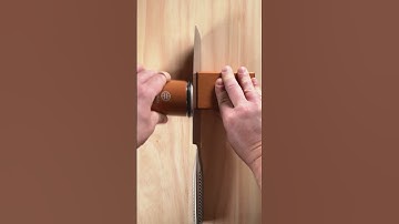 The TRICK to the SHARPEST knives using the Tumbler Rolling Knife Sharpener #sharpietrick