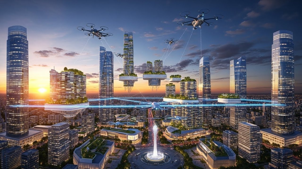 Future City 3526: A Vision of Tomorrow | AI Generated Sci Fi Short 4K