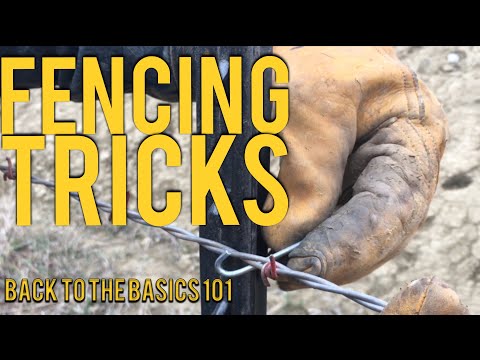 Barbwire fencing tricks