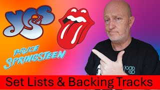 YES, SPRINGSTEEN &amp; THE STONES  - Set Lists, Audiences &amp; Miming to tracks