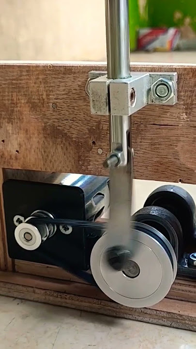 Do it yourself ‼️ membuat mekanisme mesin scroll saw dari Dinamo DC 12 Volt #diy #fypシ #shorts