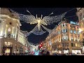 [4K]🇬🇧London Christmas Walk:🎄🧑‍🎄 Regent Street✨ Piccadilly  to Oxford Circus  via Soho💗Dec. 2022