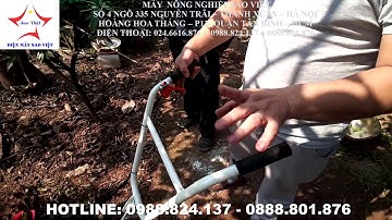 Máy cắt cỏ xạc cỏ xới đất đẩy tay Honda GX35 thực tế