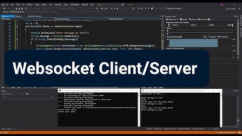 Websocket Client/Server App with C# (Visual Studio)