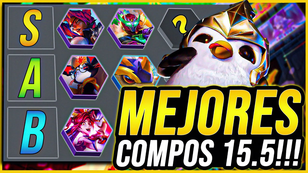 🚀 8 Mejores Composiciones para SUBIR ELO PARCHE 15.5! en TFT Set 15