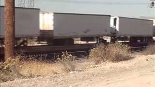 EB BNSF Intermodal Train Ascends the Cajon Pass