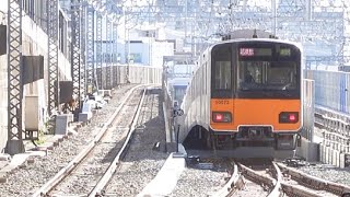 東武50000系 51072F 東急新横浜線試運転 日吉駅発車
