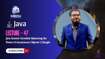 Java Secrets Unveiled: Mastering the Power of Anonymous Objects! || Bangla