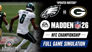 Super Bowl BOUND NFC Championship Eagles vs Packers | Madden 26 | Full Game Simulation