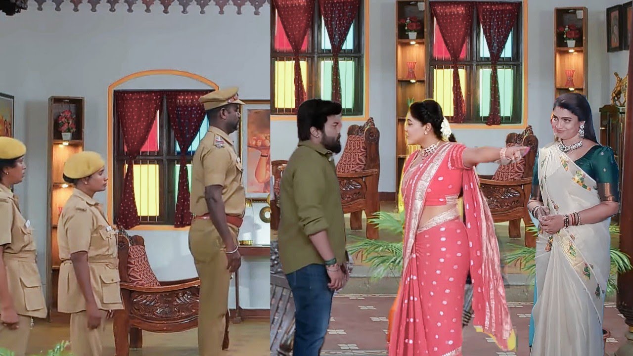 Mar 4 சந்திராவின் பேச்சை கேட்டு 😱 கார்த்திக் நகை எடுத்தாதாக அதிகாரிகளிடம் பிடித்து கொடுத்த ஈஸ்வரி 😱