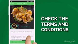 How to use the Advantage Club Mobile App