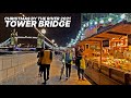 London Christmas by the River Thames, a Christmas in London walking experience around Tower Bridge ✨