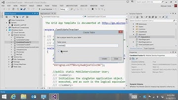 Visual Studio 2013 Launch Using Windows Azure Mobile Services to Build Connected Windows Store Appli