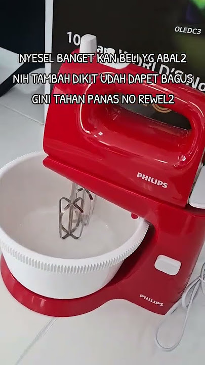 PHILIPS STAND MIXER HR1559 MERAH