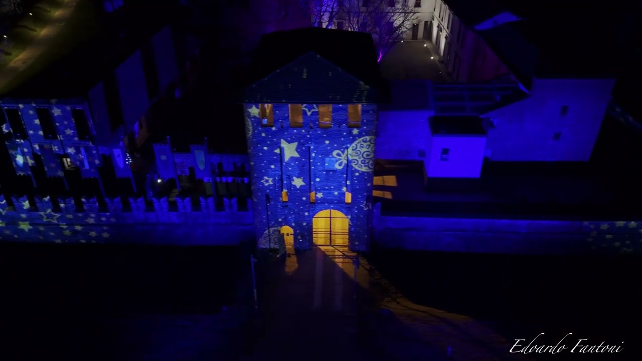 Castello di legnano illuminato